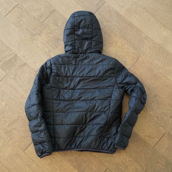 TNA The Little Puff Puffer Jacket Black Medium Down Insulated Full Zip Outdoors - Picture 2 of 8